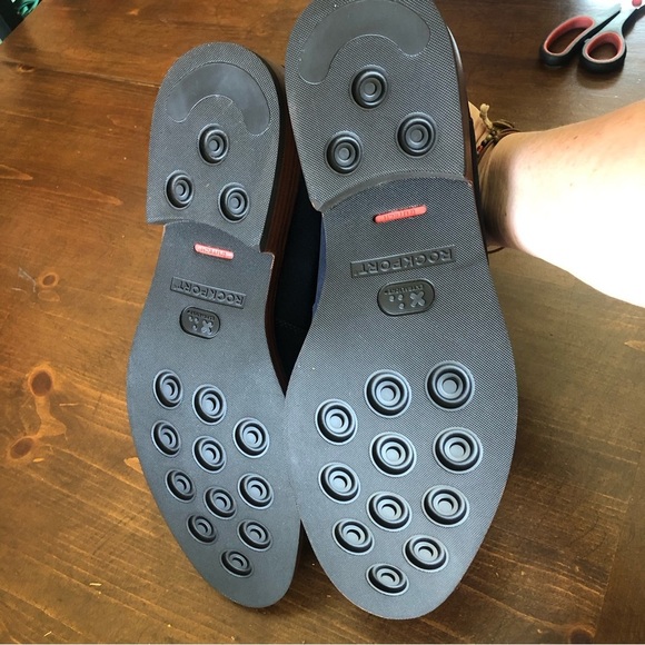 Rockport Blue Suede Leather Loafer. Size 12W. - Picture 8 of 12